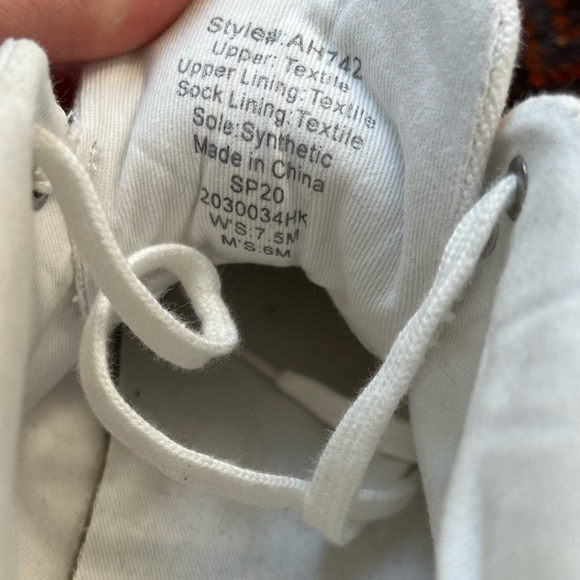 Madewell Sidewalk High-Top Sneakers in Recycled Canvas - Picture 10 of 10